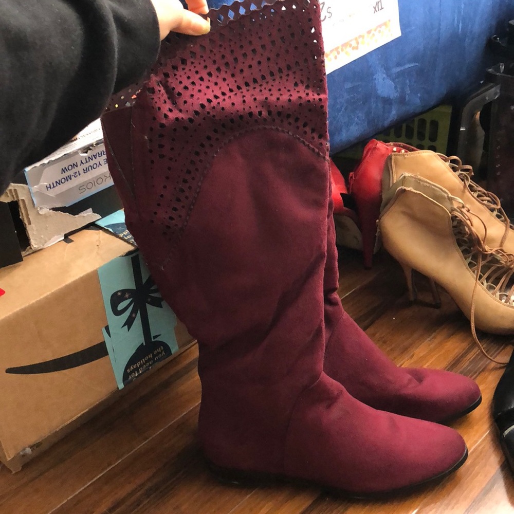 Knee high boots